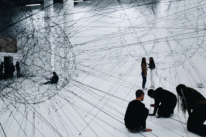 Hands on the future — interactive installations